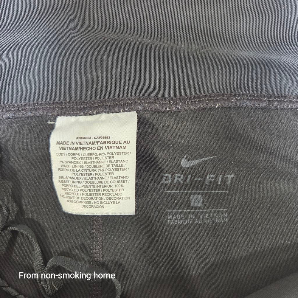 Women's Nike Black Dri-Fit Leggings 1X - Picture 4 of 6